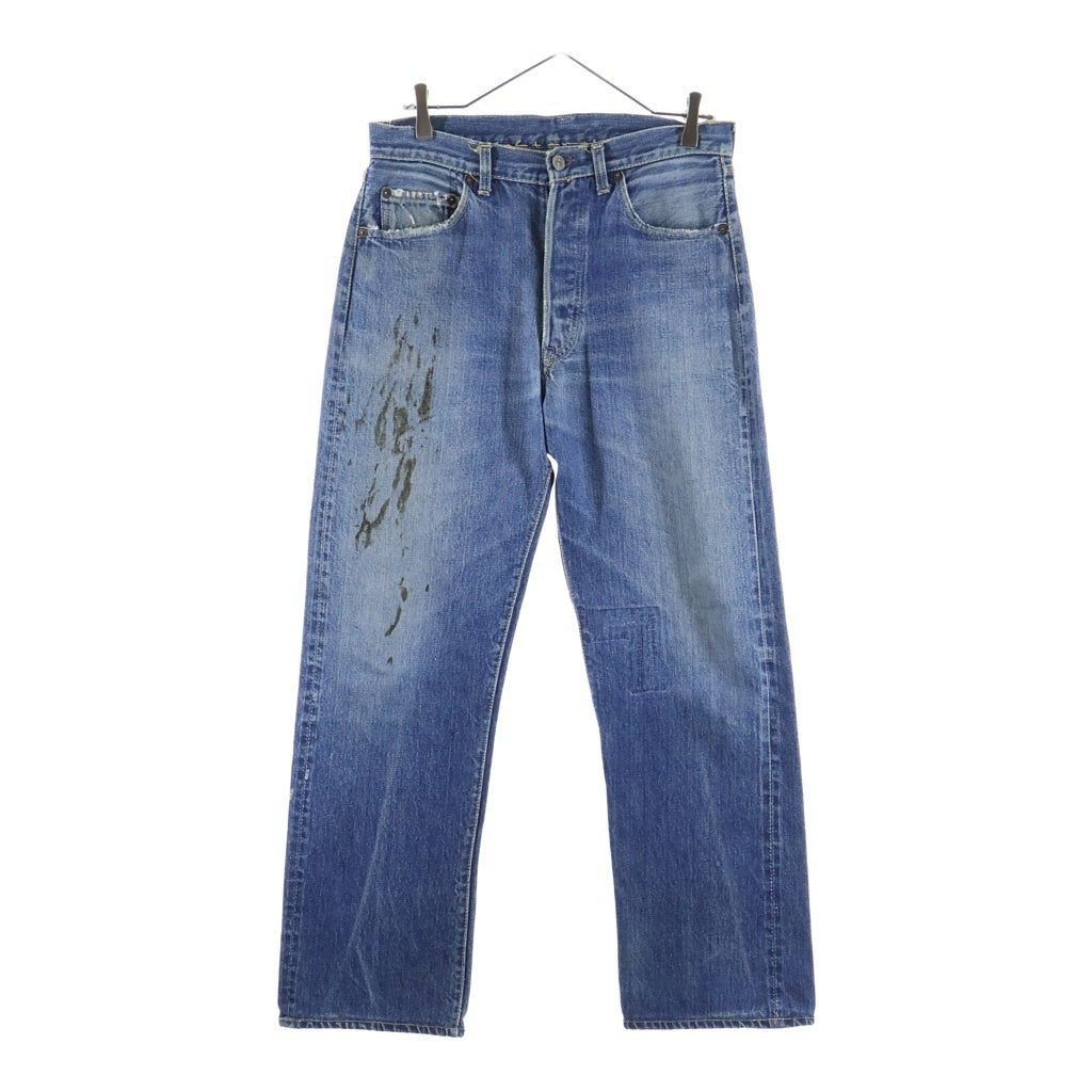 Levi's(リーバイス) 50S 501XX 53model ボタン裏無 オフセット 両面BIGE 足長R ボタンフライデニムパンツ インディゴ