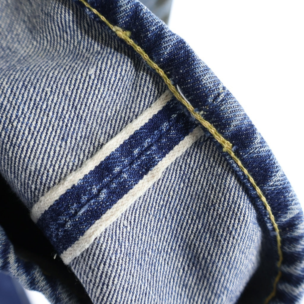 Levi's(リーバイス) 50S 501XX 53model ボタン裏無 オフセット 両面BIGE 足長R ボタンフライデニムパンツ インディゴ