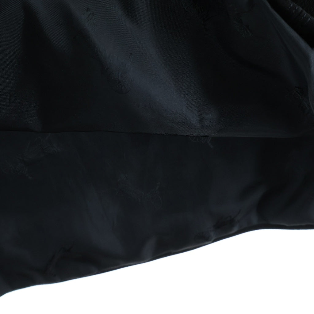 CELINE(セリーヌ) 70S HORSE BIT VELOUR A-LINE SKIRT ホースビット ベロア Aラインスカート ブラック レディース