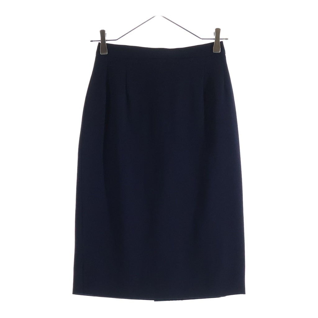 CHANEL BOUTIQUE(シャネルブティック) COCO MARK GOLD BUTTON SKIRT ココマーク 金ボタン スカート ネイビー レディース