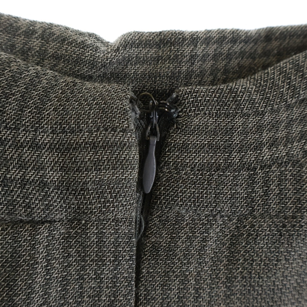 NO BRAND(ノーブランド) SALA ABITO CHECK PATTERN MINI SKIRT JACKET SET UP 総チェック柄 セットアップ ミニスカート ジャケット ベージュ レディース