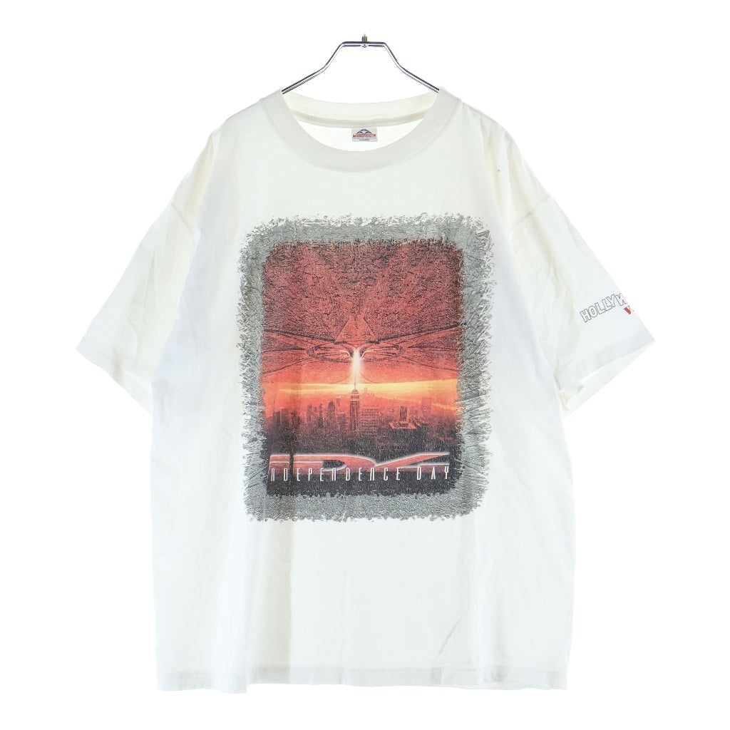 VINTAGE(ヴィンテージ) 90-00S INDEPENDENCE DAY AAAボディ インデペンデンスデイ ムービーT 半袖プリントTシャツ ホワイト