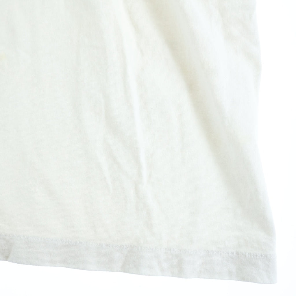 SAINT MICHAEL(セントマイケル) 22SS SS TEE SMOOCH 半袖Tシャツ ホワイト SM-S22-0000-002