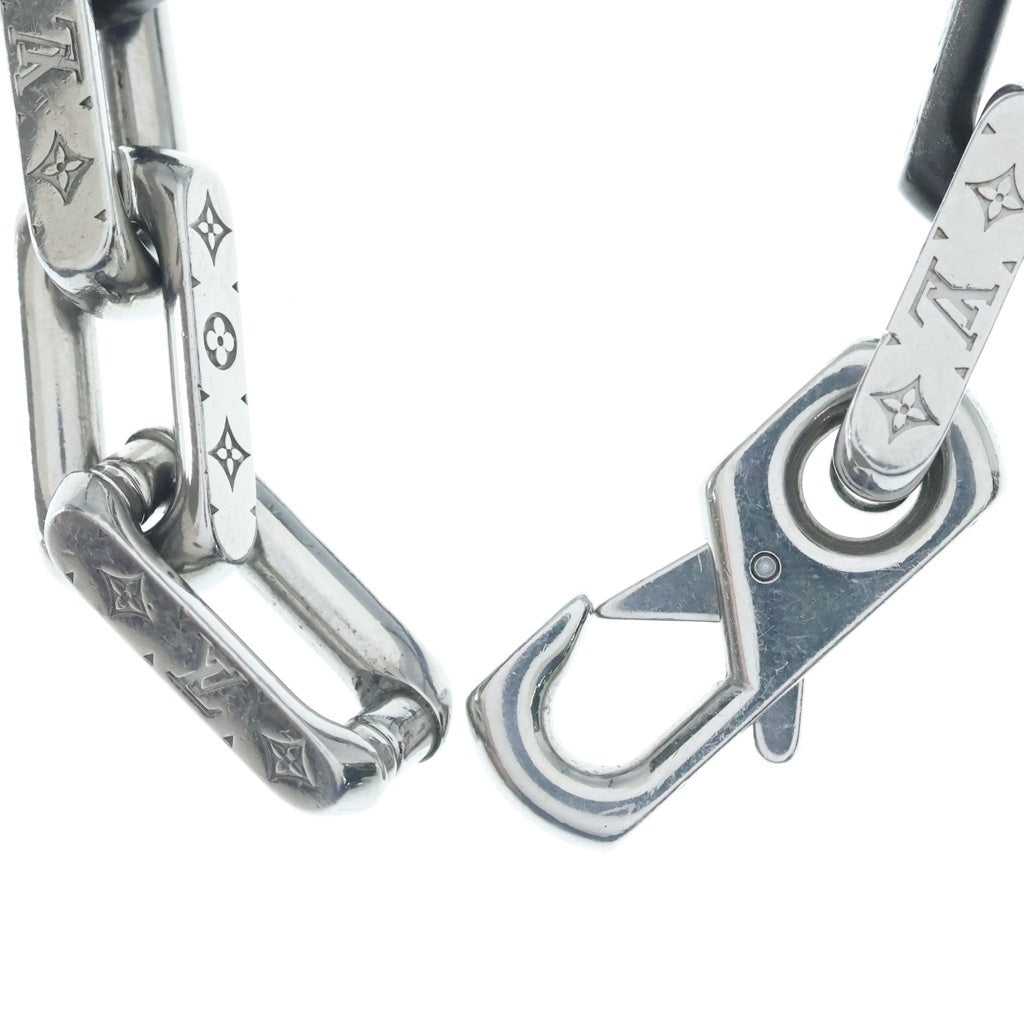 LOUIS VUITTON(ルイヴィトン) コリエ モノグラムチェーン ブレスレット ブラック/シルバー M00687 レディース