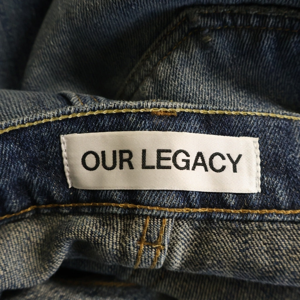 OUR LEGACY(アワーレガシー) 25AW VAST CUT ヴァストカット ジップフライ ダメージ バギーデニム インディゴ M4255VR