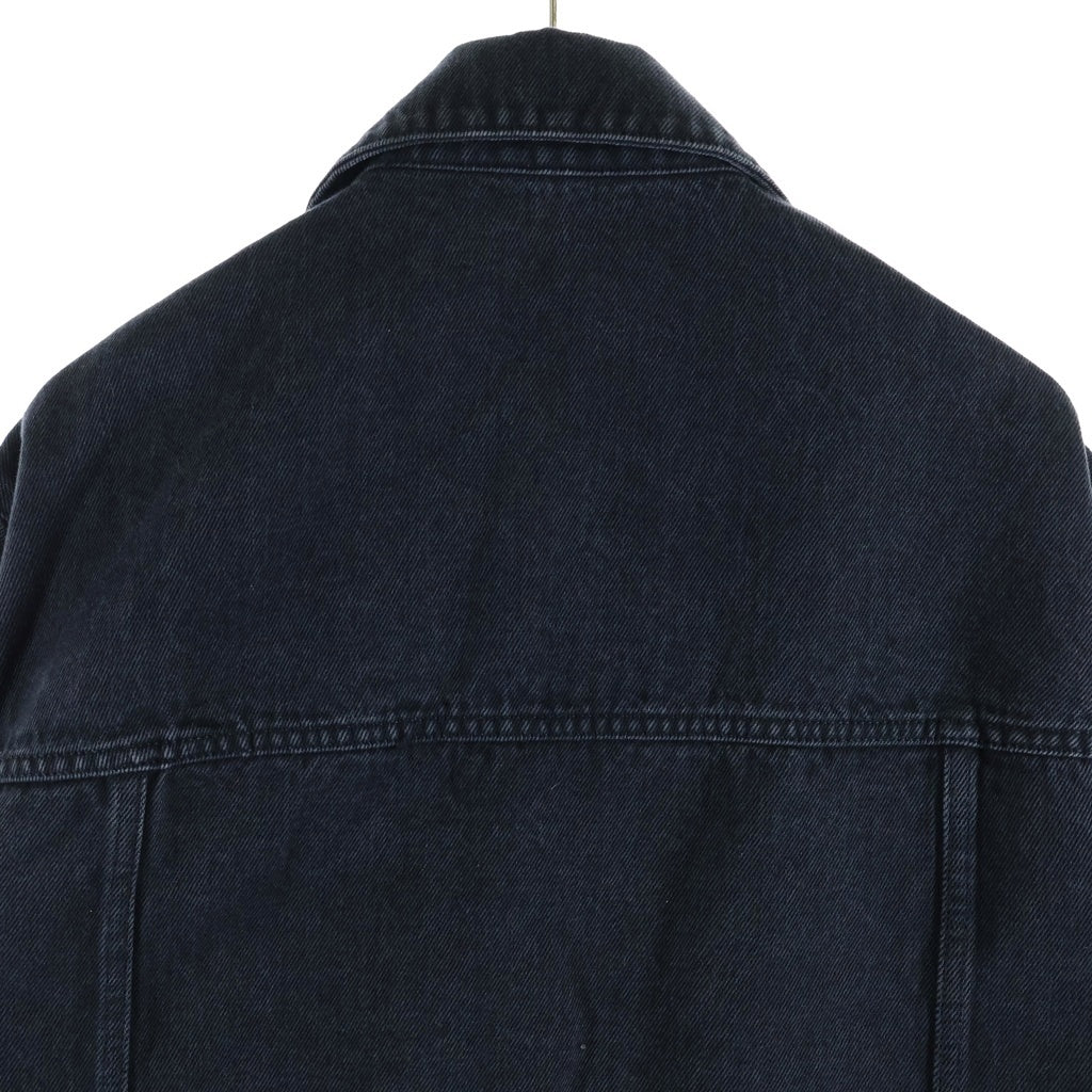 LOEWE(ロエベ) ANAGRAM LOGO DENIM JAKCET アナグラムロゴ トラッカー デニムジャケット ブラック H526Y50W40