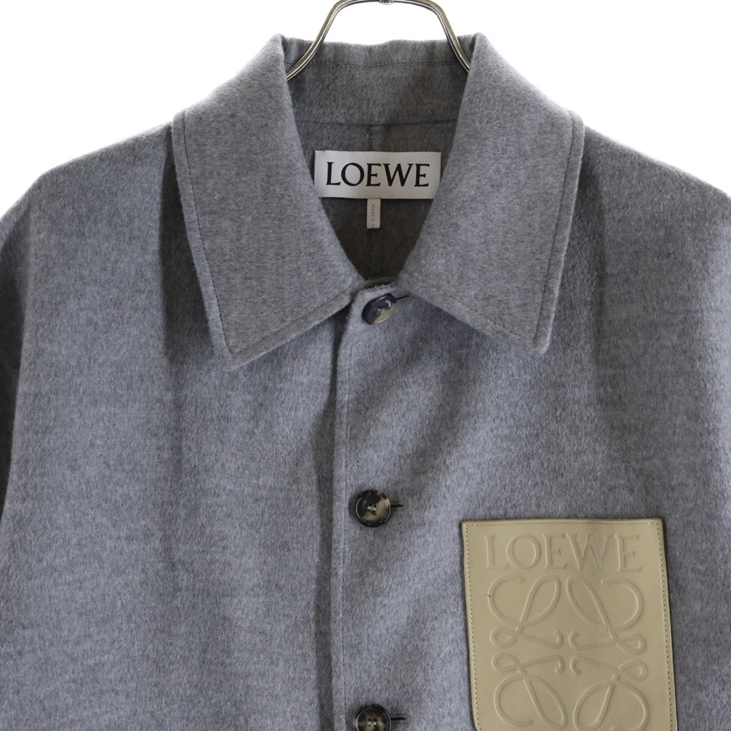 LOEWE(ロエベ) ANAGRAM WORKWEAR SHIRT JACKET アナグラム ワークウェア シャツジャケット ウール グレー H526Y03W77
