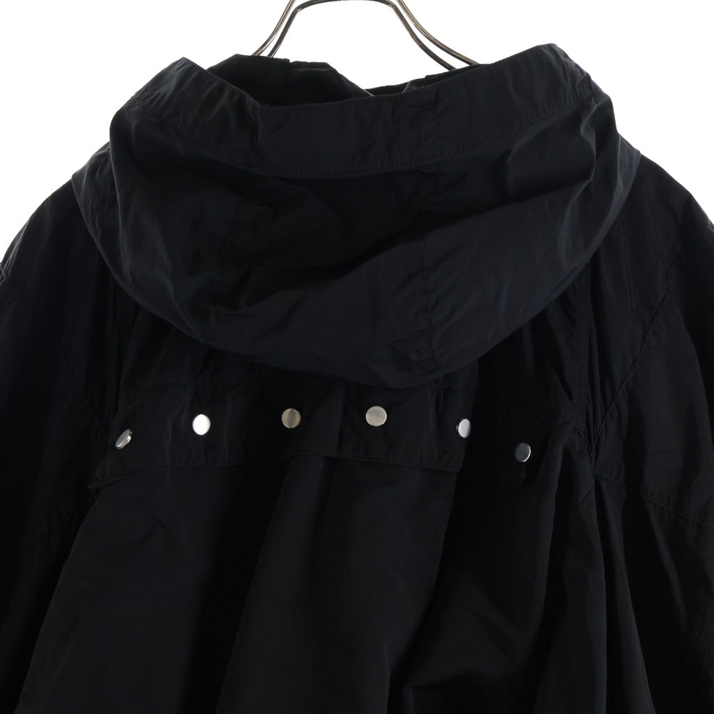 ALYX(アリクス) GRANDALL OVERSIZED PONCHO AAMOU0027A001 オーバーサイズフーデッドポンチョ ブラック