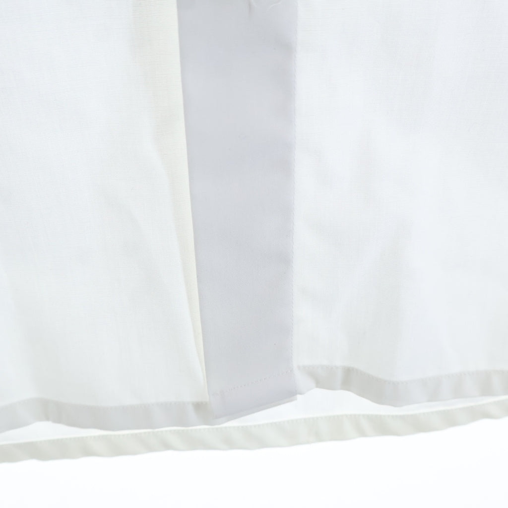 KRIS VAN ASSCHE(クリス ヴァン アッシュ) SHIRT W/PULLED-UP SLEEVES 長袖ボタンシャツ ホワイト 000SH105P