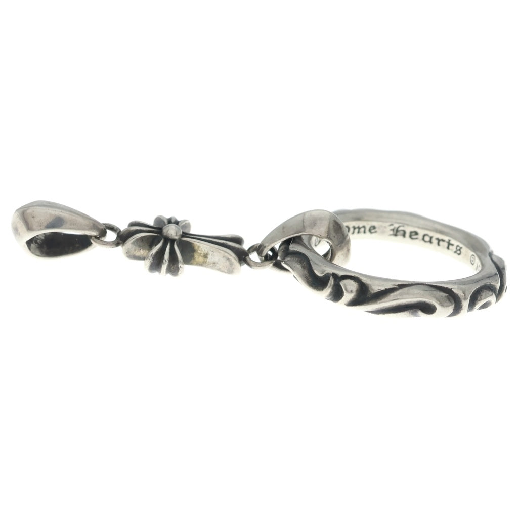 CHROME HEARTS(クロムハーツ) EWLP SCRL アイウェアループ スクロールバンドネックレストップ シルバー