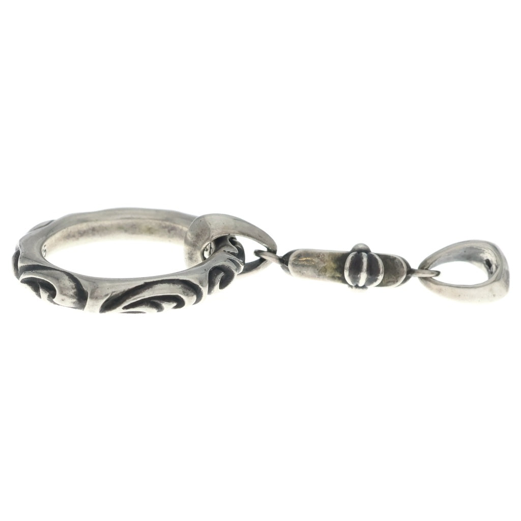CHROME HEARTS(クロムハーツ) EWLP SCRL アイウェアループ スクロールバンドネックレストップ シルバー