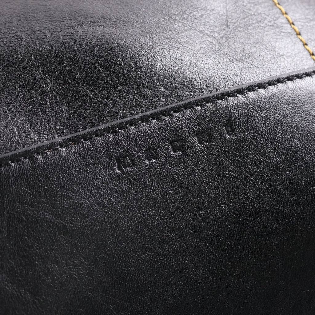 MARNI(マルニ) N/S LEATHER TOTE SHMQ0109U0 レザー トートバッグ ブラック レディース