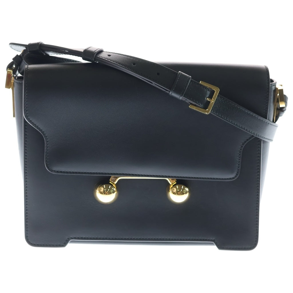 MARNI(マルニ) TRUNKAROO SBMP0195U0 レザー ショルダーバッグ ミディアム ブラック レディース