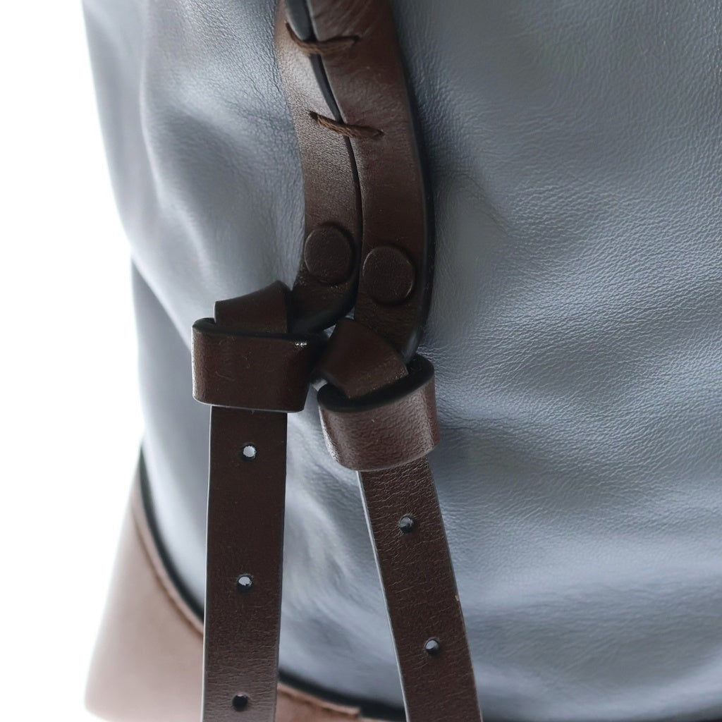 MARNI(マルニ) Pod 2.0 スモール ホーボーバッグ ショルダーバッグ SCMP0086U3 ブルー/ホワイト レディース