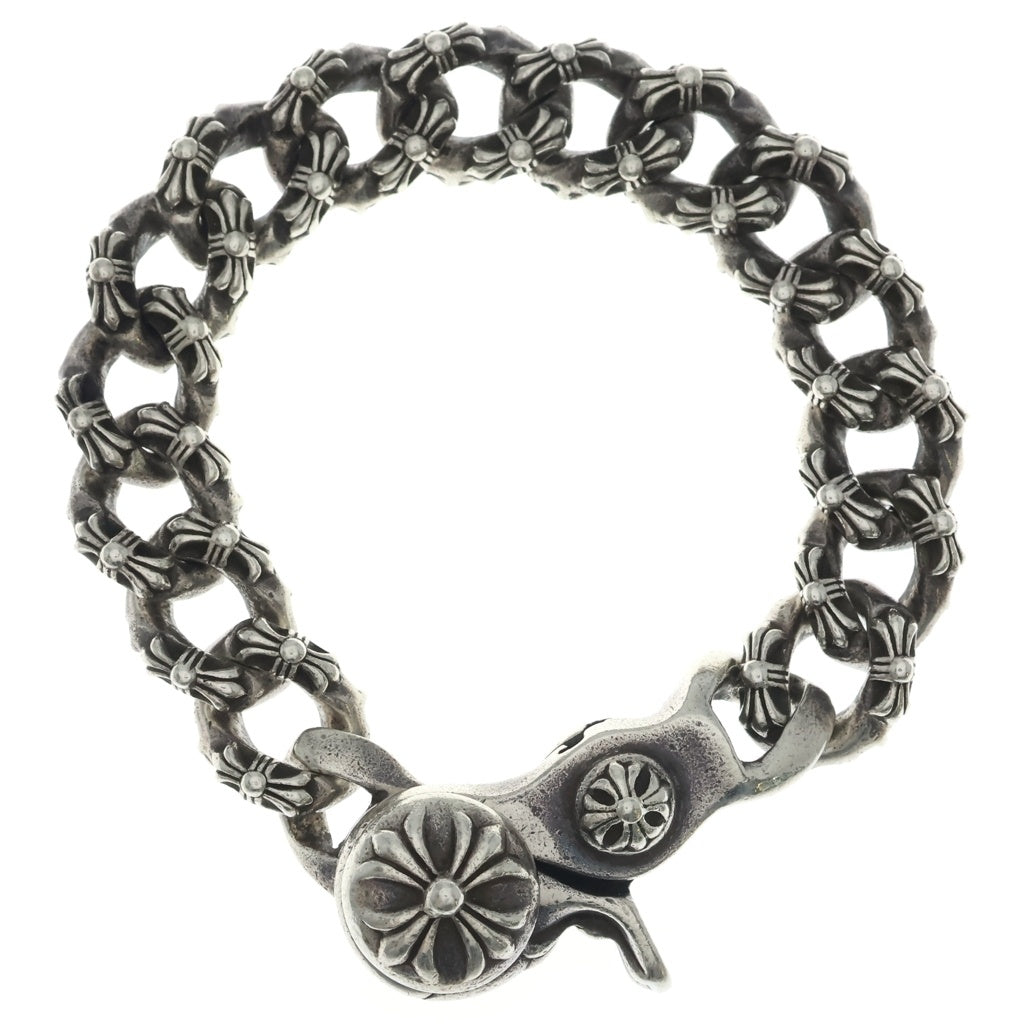 CHROME HEARTS(クロムハーツ) EX FNCY CHN エクストラファンシーリンククリップ シルバーブレスレット 15LINK