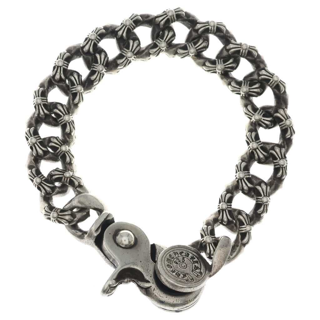 CHROME HEARTS(クロムハーツ) EX FNCY CHN エクストラファンシーリンククリップ シルバーブレスレット 15LINK
