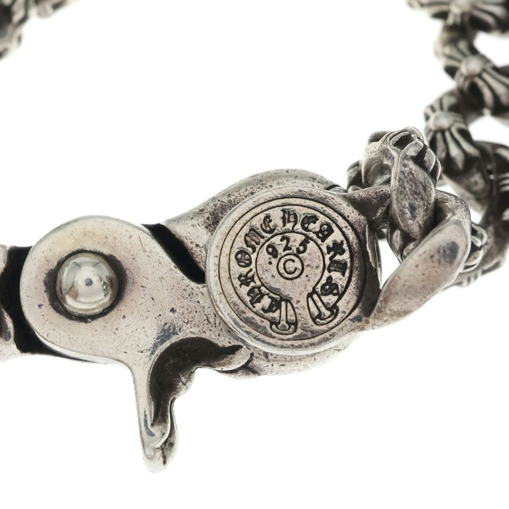 CHROME HEARTS(クロムハーツ) EX FNCY CHN エクストラファンシーリンククリップ シルバーブレスレット 15LINK