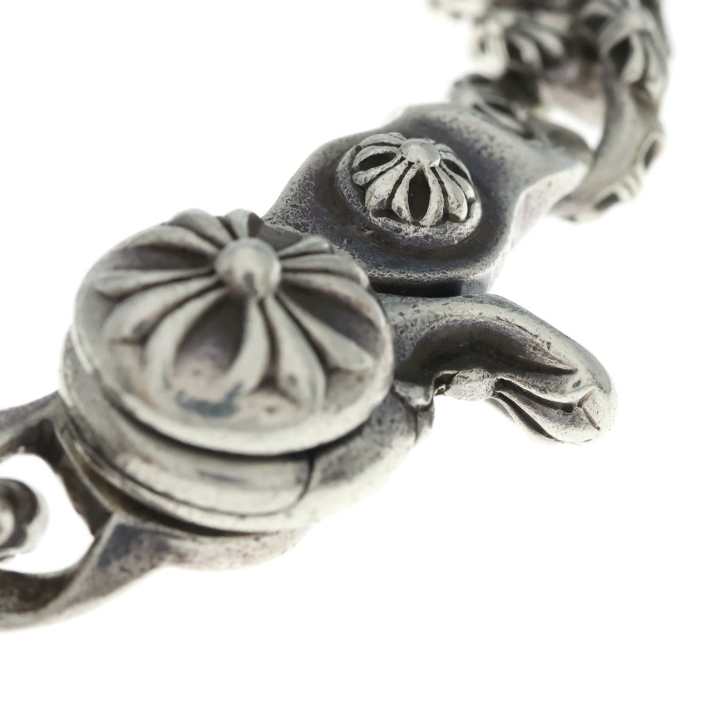CHROME HEARTS(クロムハーツ) EX FNCY CHN エクストラファンシーリンククリップ シルバーブレスレット 15LINK