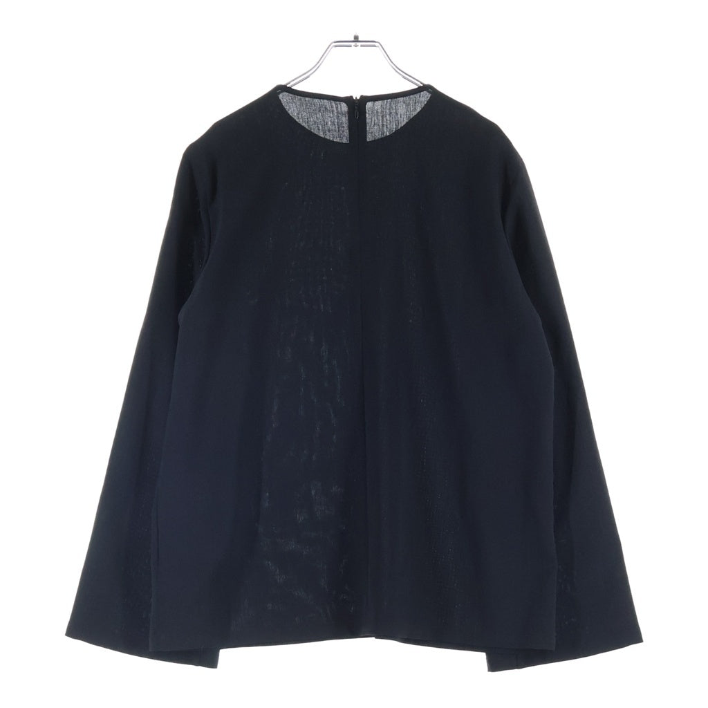 AKIRA NAKA(アキラナカ) Adora open sleeve shirt OW AP2439-BK アドラ オープンスリーブ 長袖カットソー blackレディース ブラック
