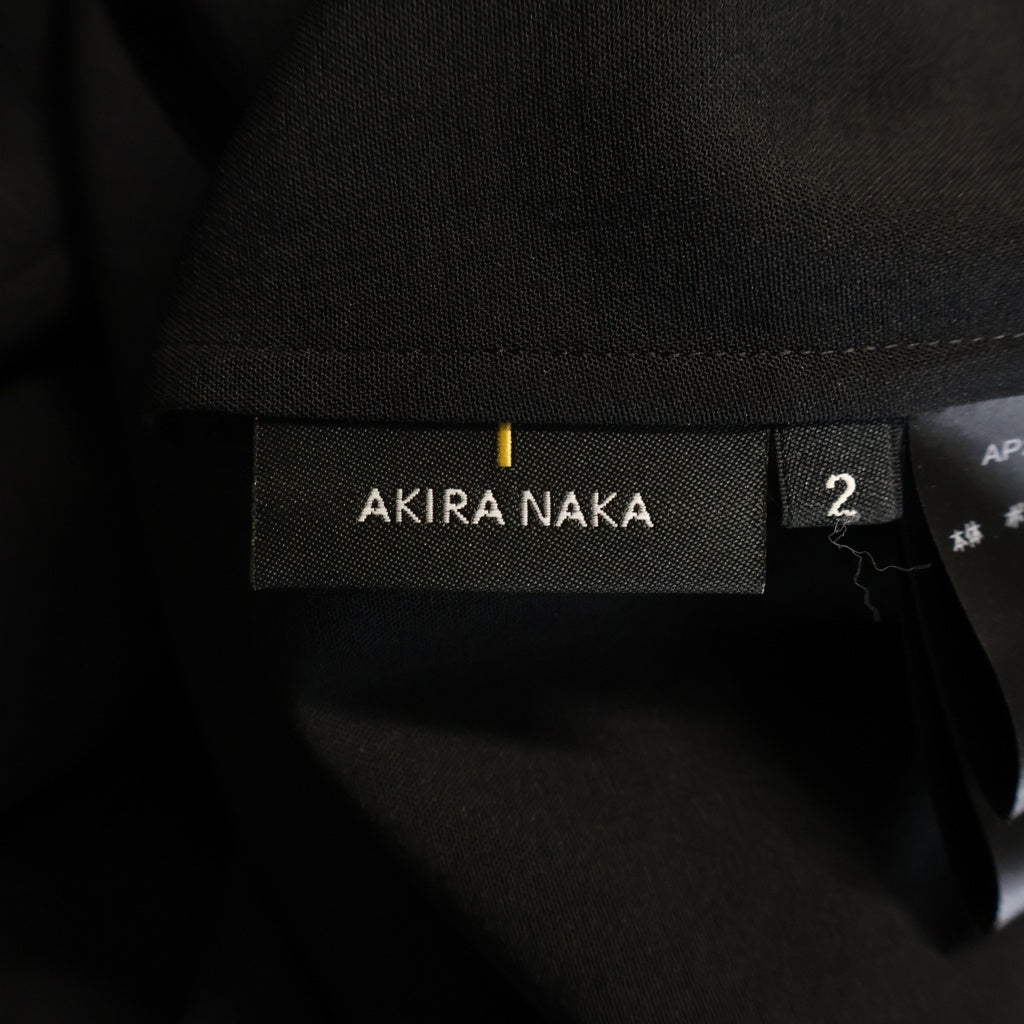 AKIRA NAKA(アキラナカ) Adora open sleeve shirt OW AP2439-BK アドラ オープンスリーブ 長袖カットソー blackレディース ブラック