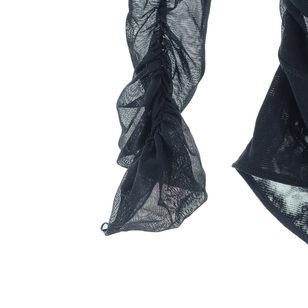 FETICO(フェティコ) TULLE FRILLED BODYSUIT BLACK FTC252-0402 チュール フリルド ボディスーツ レディース ブラック