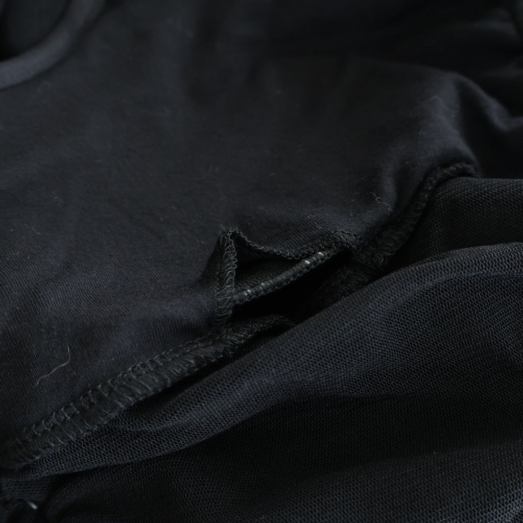 FETICO(フェティコ) TULLE FRILLED BODYSUIT BLACK FTC252-0402 チュール フリルド ボディスーツ レディース ブラック