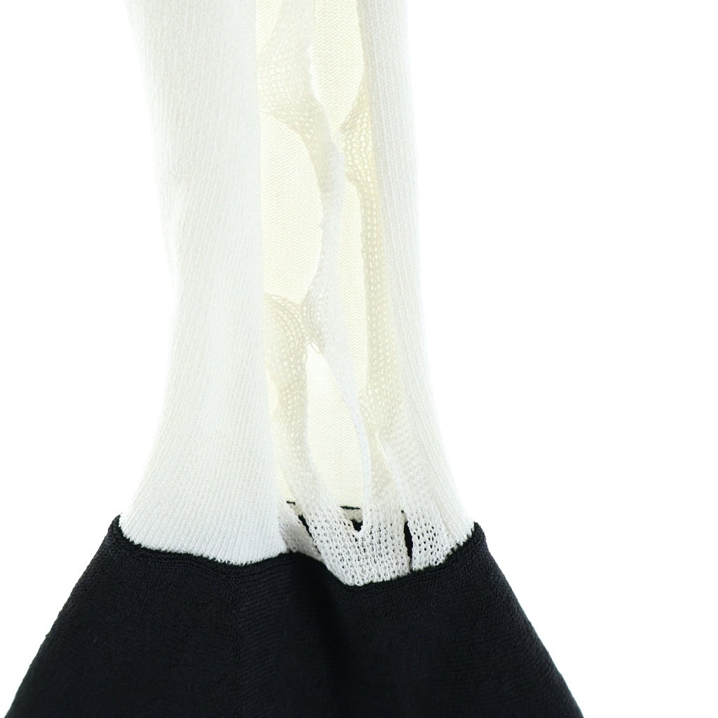 FETICO(フェティコ) 23AW BICOLORED KNIT BODYSUIT FTC234-0710 バイカラー ニットボディスーツ レディース ブラック/ホワイト