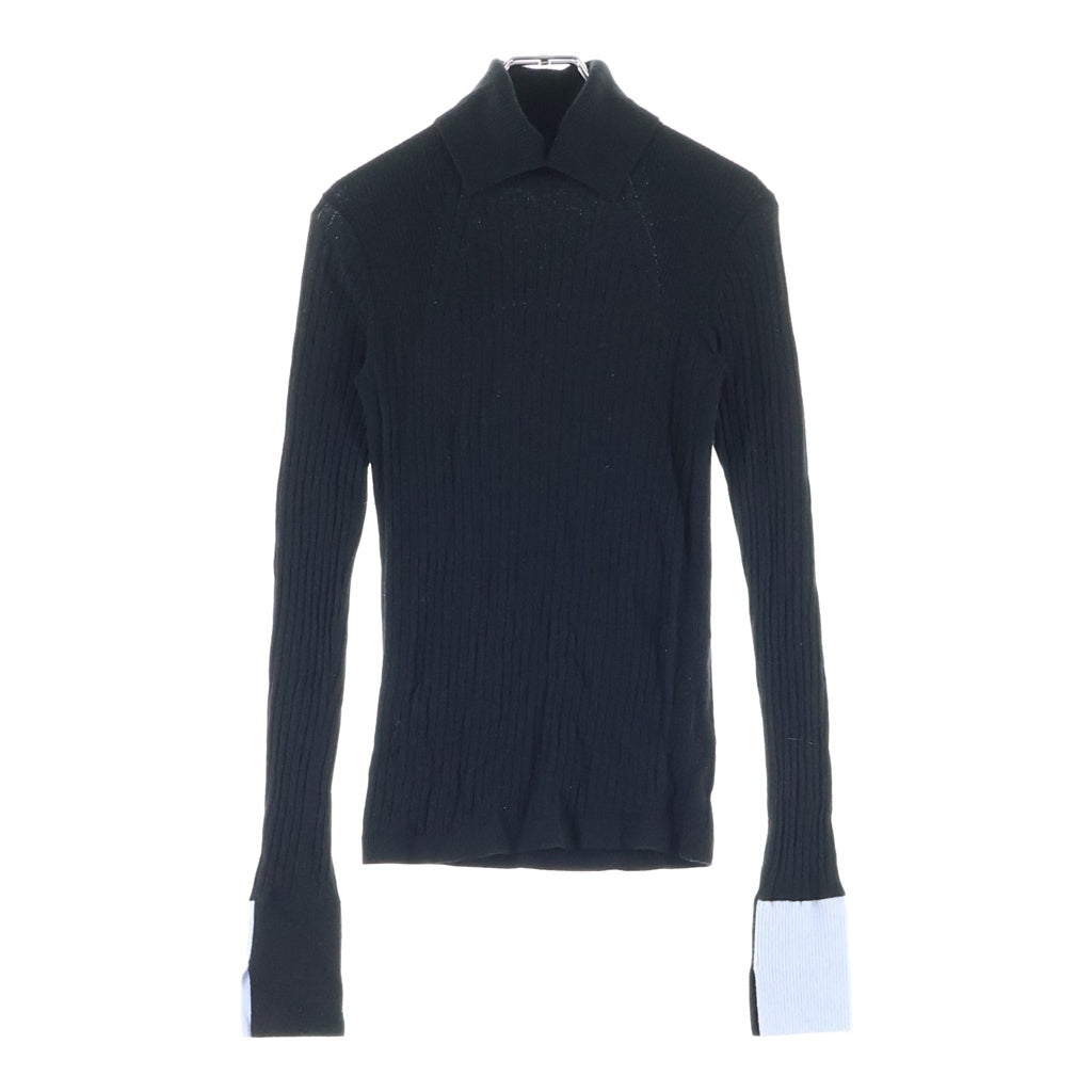 CINOH(チノ) TURTLENECK TIGHT KNIT 24WKN001 タートルネック タイトニット レディース ブラック
