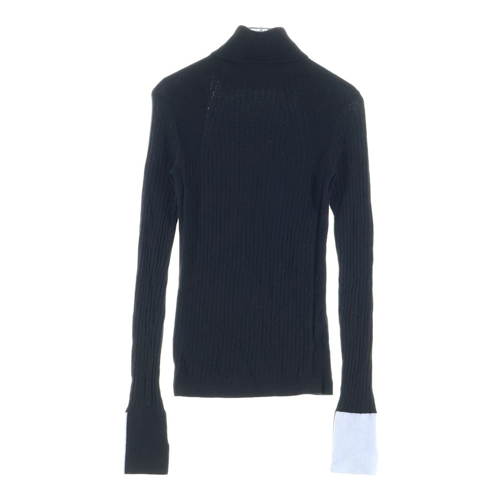 CINOH(チノ) TURTLENECK TIGHT KNIT 24WKN001 タートルネック タイトニット レディース ブラック