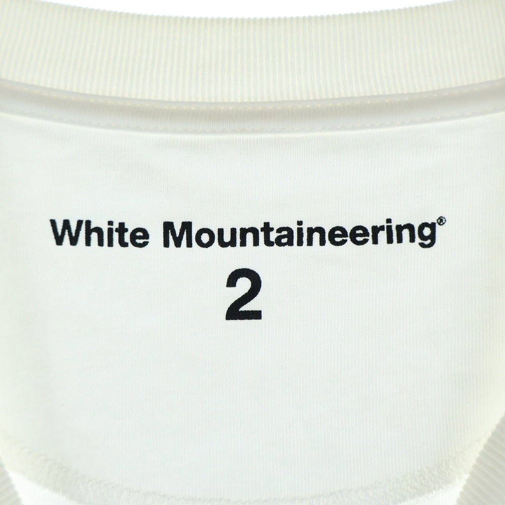 White Mountaineering(ホワイトマウンテニアリング) WIDE POCKET T-SHIRT WM2571509 ワイドポケットTシャツ 半袖カットソー ホワイト