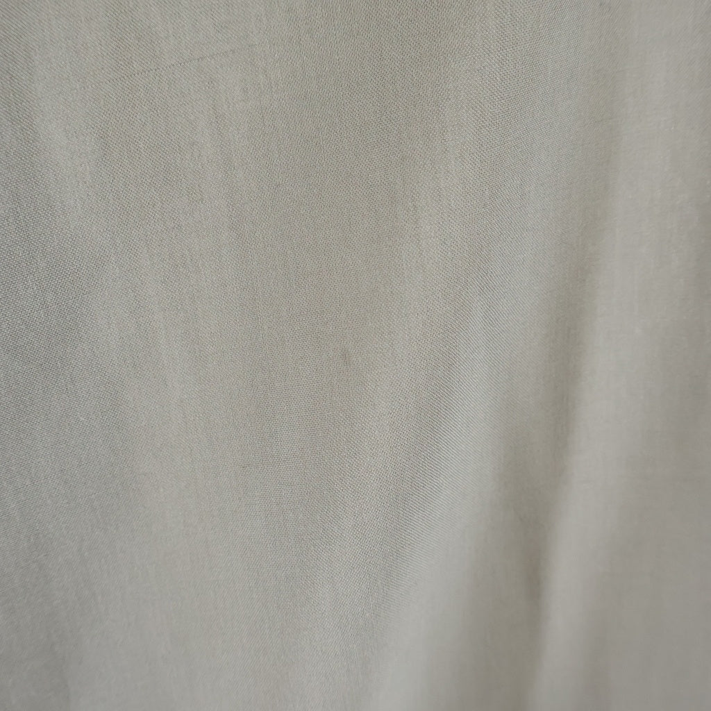 THE RERACS(ザ リラクス) 26SS THE SIDE ZIP PULLOVER SHIRT LONG SLEEVE 26SS-REBL-478-J サイドジップ プルオーバー ロングスリーブシャツ グレー
