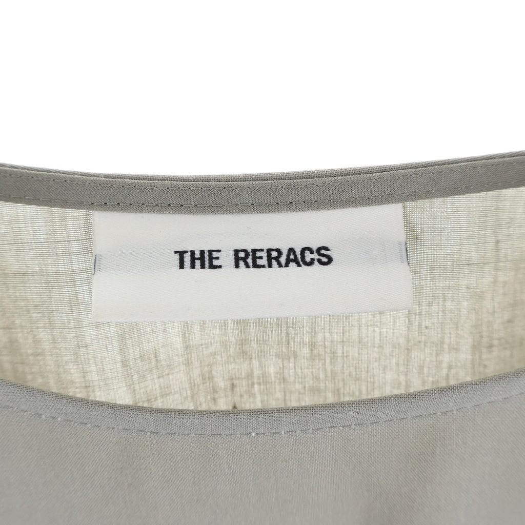 THE RERACS(ザ リラクス) 26SS THE SIDE ZIP PULLOVER SHIRT LONG SLEEVE 26SS-REBL-478-J サイドジップ プルオーバー ロングスリーブシャツ グレー