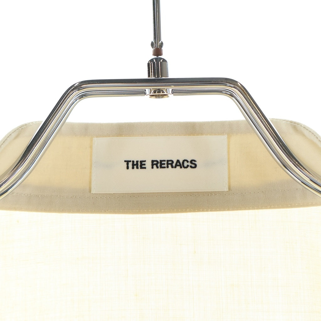 THE RERACS(ザ リラクス) 24SS バンドカラー ショートスリーブ半袖ボタンシャツ ベージュ 24SS-REBL-399-J