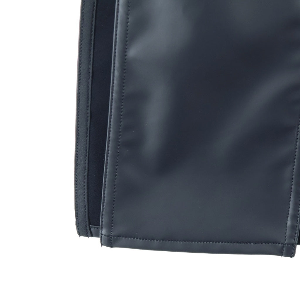 FETICO(フェティコ) FAUX-LEATHER SLIT SKIRT FTC234-0501 フェイクレザー スリットスカート レディース ブラック
