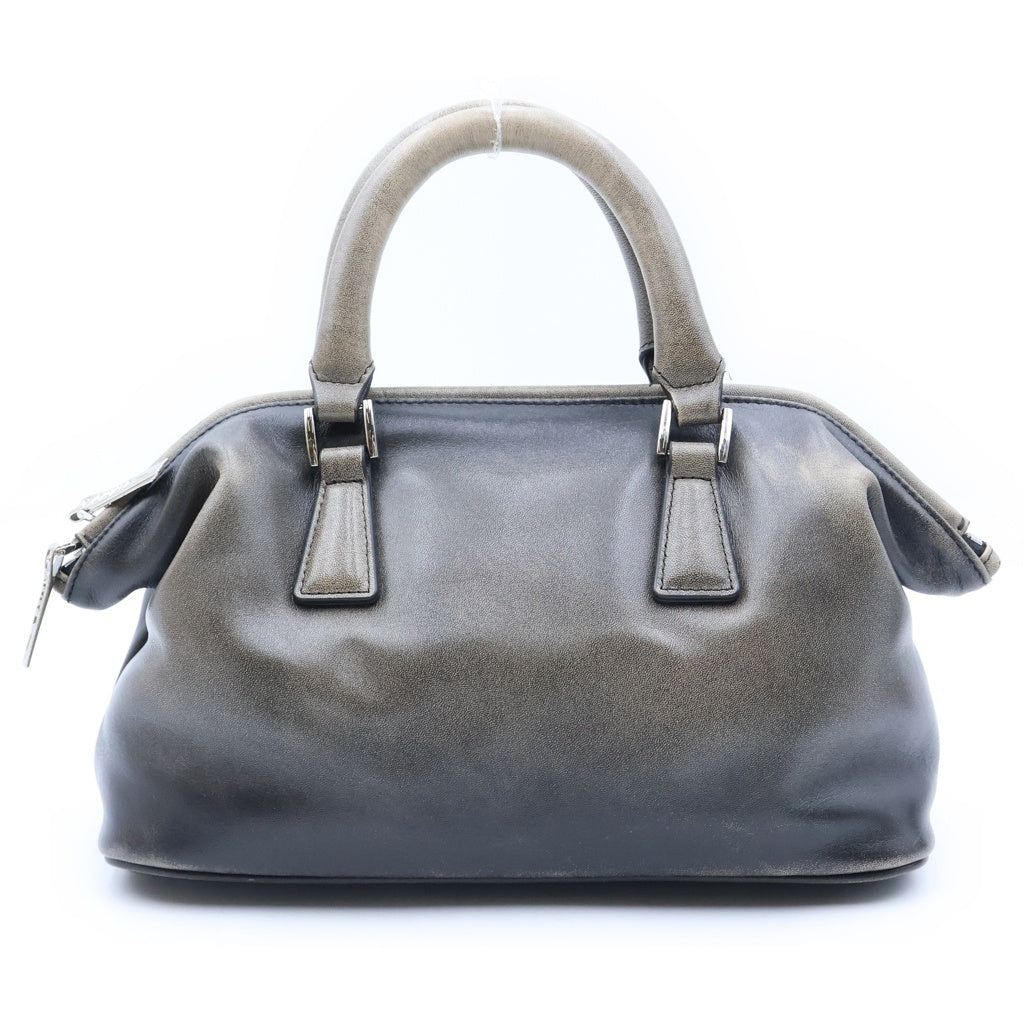 MIHARA YASUHIRO(ミハラヤスヒロ) 26SS VINTAGE Mini Boston Bag Medium ヴィンテージ ミニボストンバッグ ミディアム ブラック A16BG701 レディース