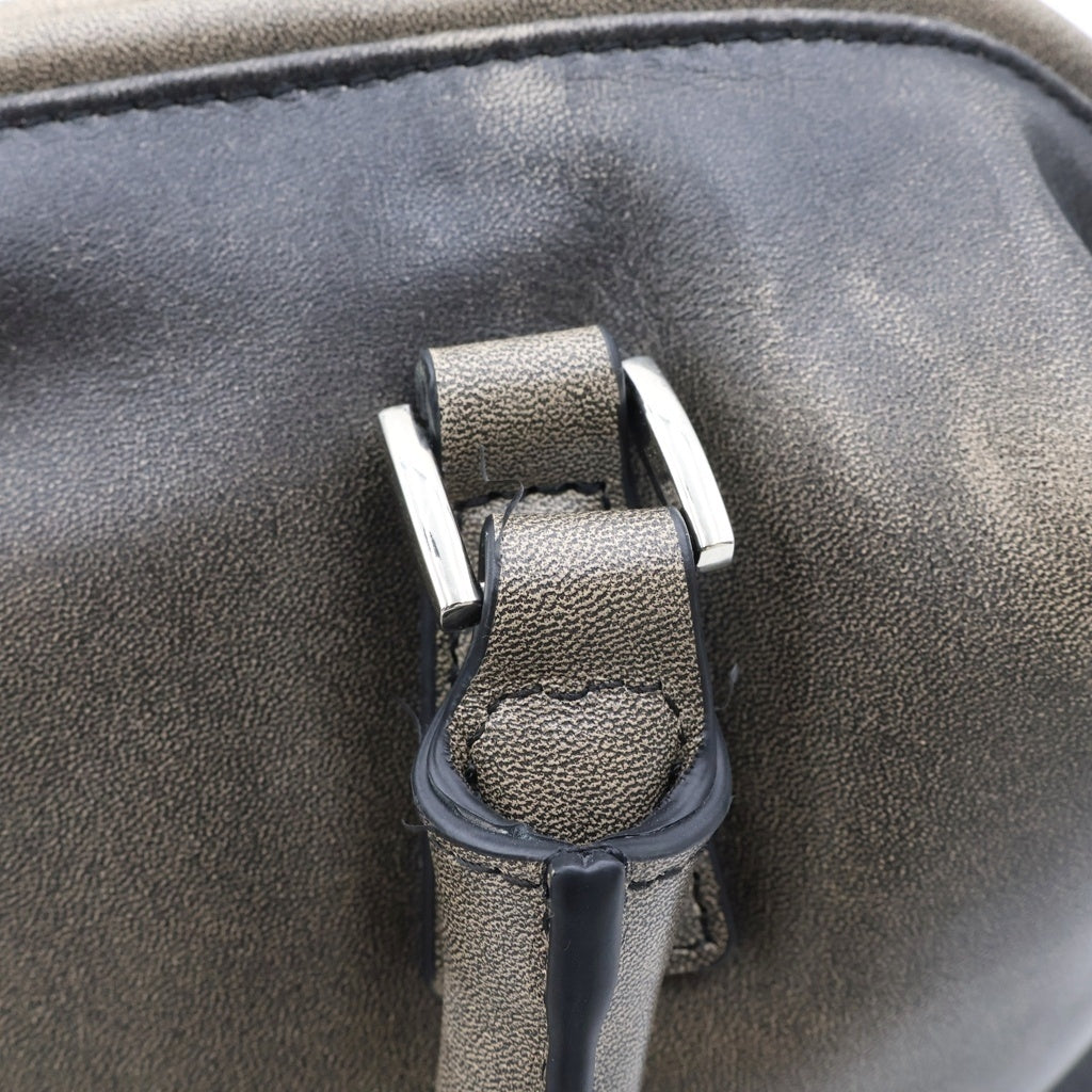 MIHARA YASUHIRO(ミハラヤスヒロ) 26SS VINTAGE Mini Boston Bag Medium ヴィンテージ ミニボストンバッグ ミディアム ブラック A16BG701 レディース