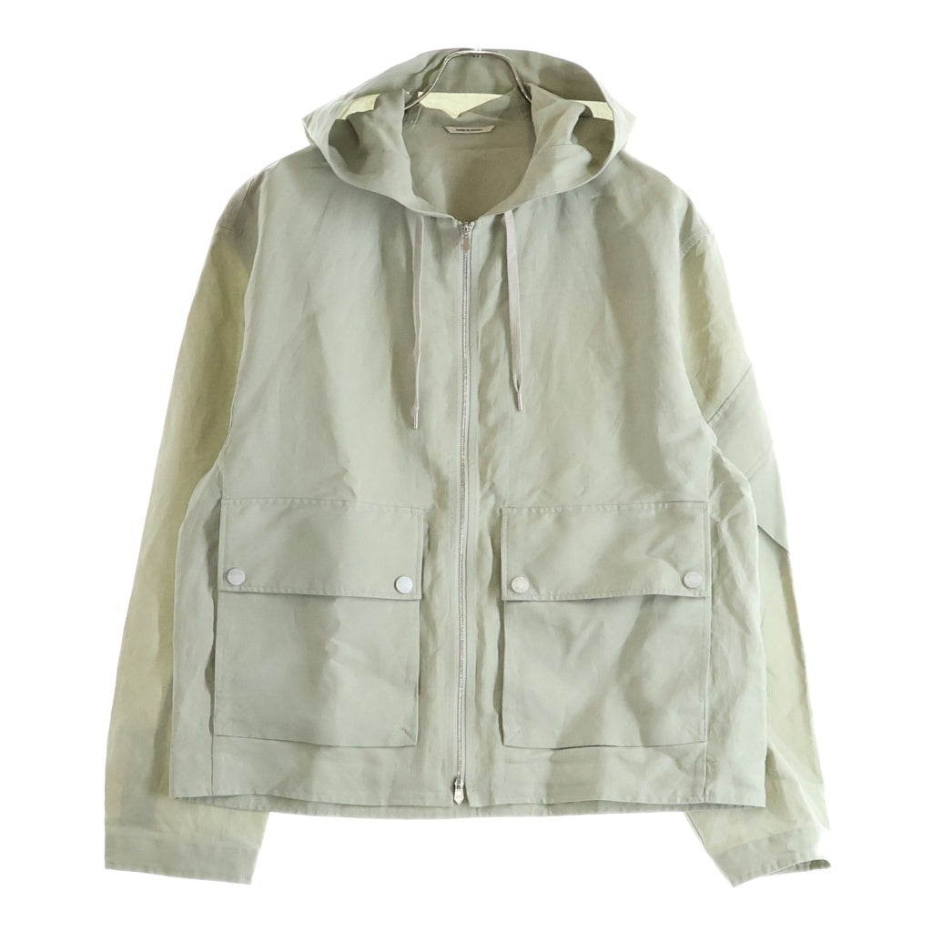 HERMES(エルメス) DOUBLE POCKET ZIPUP JACKET ダブルポケットジップアップ フーデッドジャケット ベージュ 652340HE