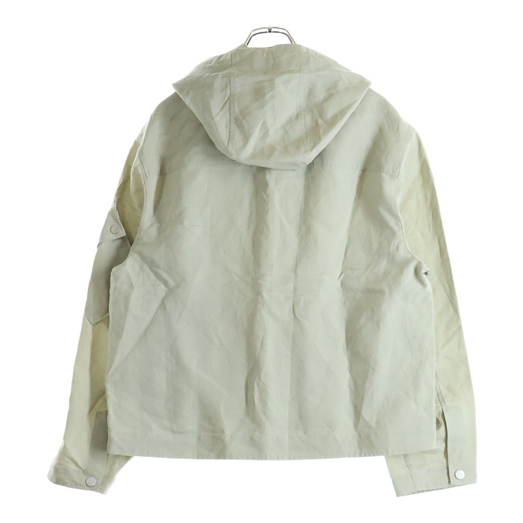 HERMES(エルメス) DOUBLE POCKET ZIPUP JACKET ダブルポケットジップアップ フーデッドジャケット ベージュ 652340HE