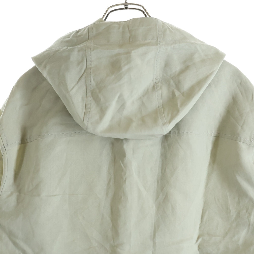 HERMES(エルメス) DOUBLE POCKET ZIPUP JACKET ダブルポケットジップアップ フーデッドジャケット ベージュ 652340HE
