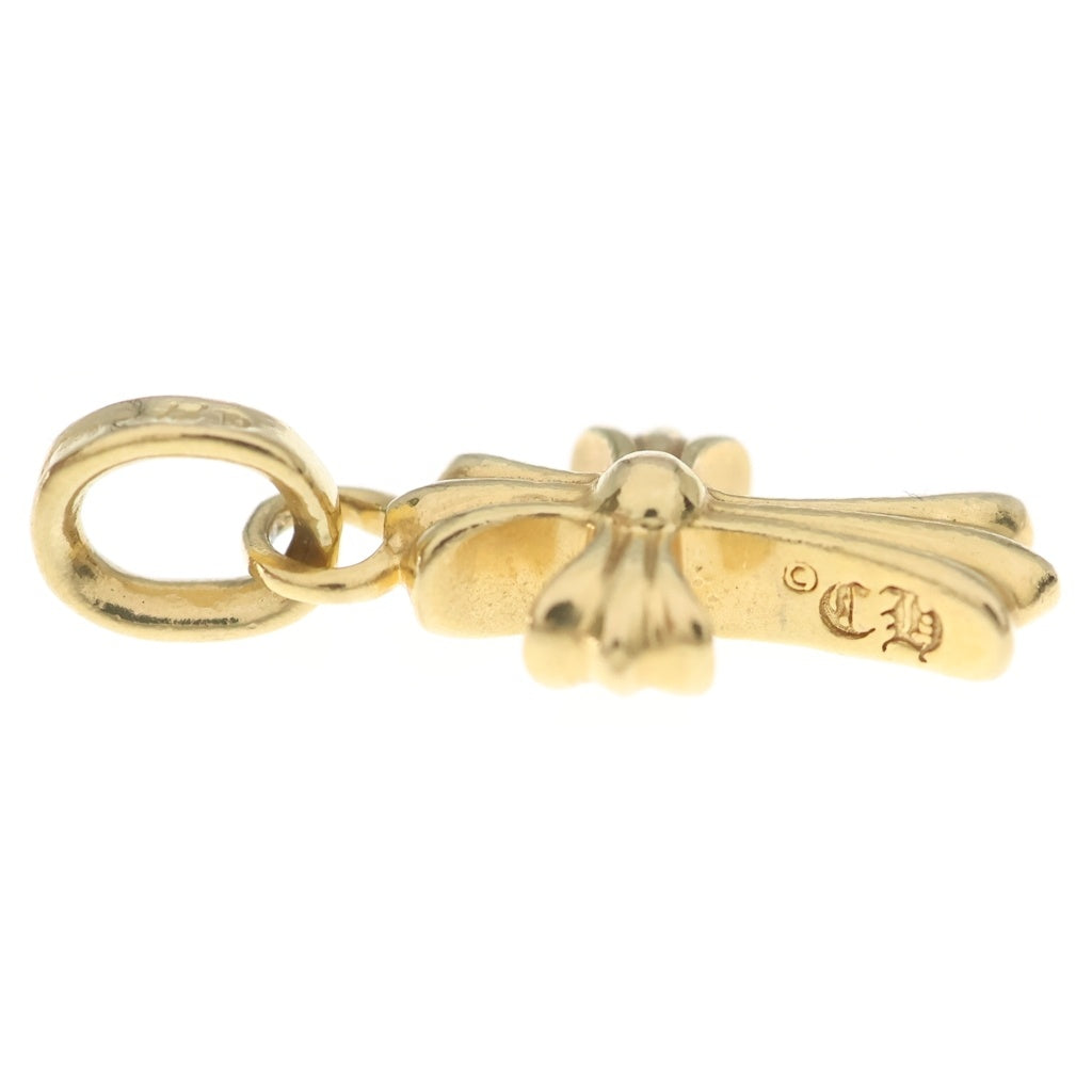 CHROME HEARTS(クロムハーツ) 22K CRS BBYFAT P/DIA ベイビーファットクロス PAVEダイヤ ペンダントトップ ゴールド BCA035