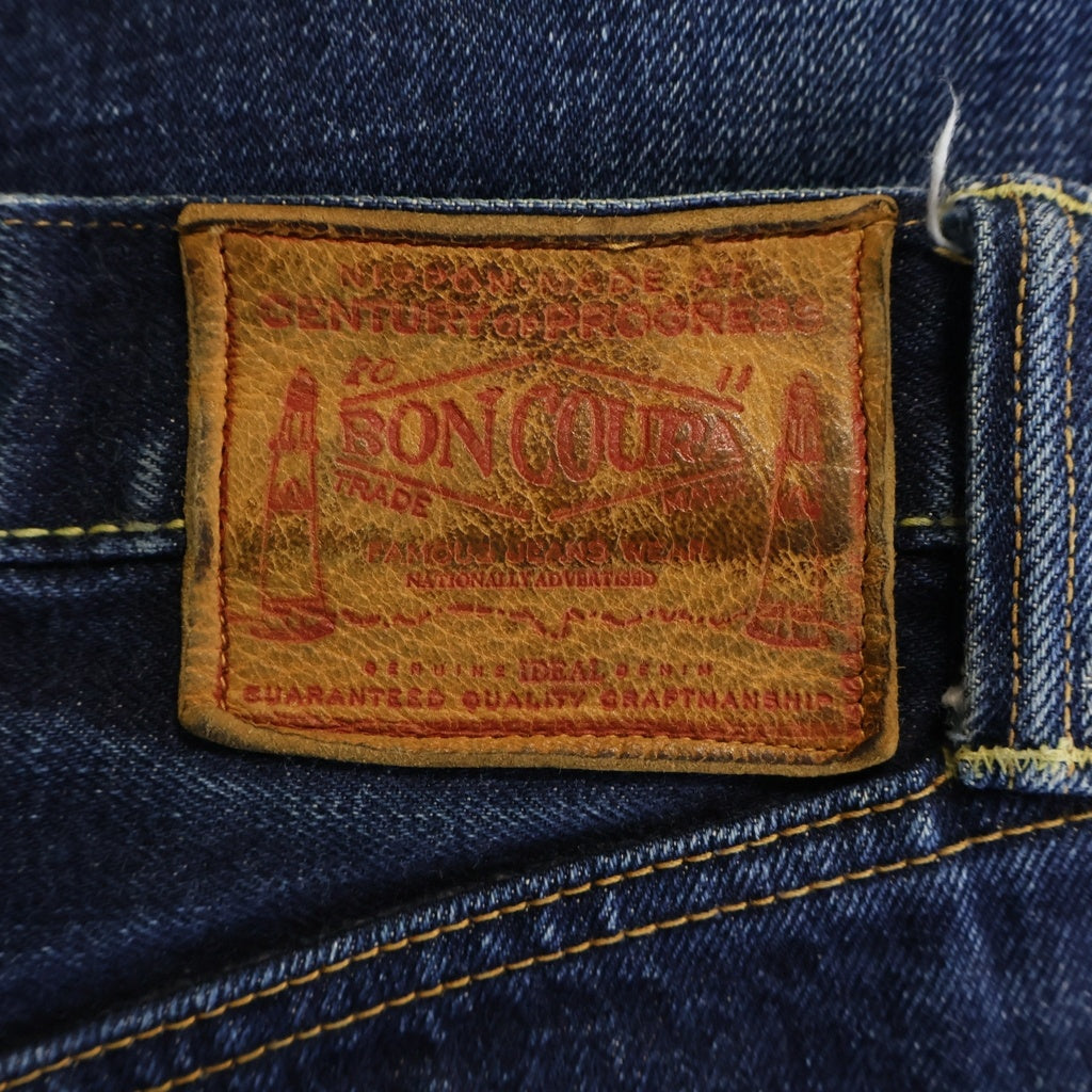 BONCOURA(ボンクラ) XX DENIM PANTS ボタンフライデニムパンツ ジーンズ インディゴ