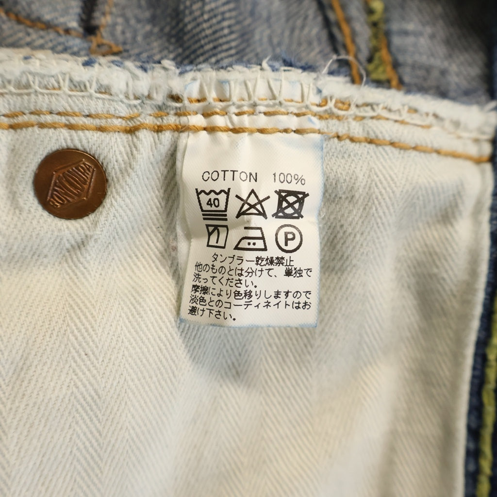 BONCOURA(ボンクラ) XX DENIM PANTS ボタンフライデニムパンツ ジーンズ インディゴ