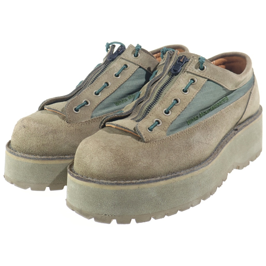 DANNER(ダナー) ×WHITE MOUNTAINEERING WILAMETTE VALLEY ZIP SUEDO SNEAKER ×ホワイトマウンテニアリング ウィラメット バレー ジップ スエード 厚底スニーカー D214125