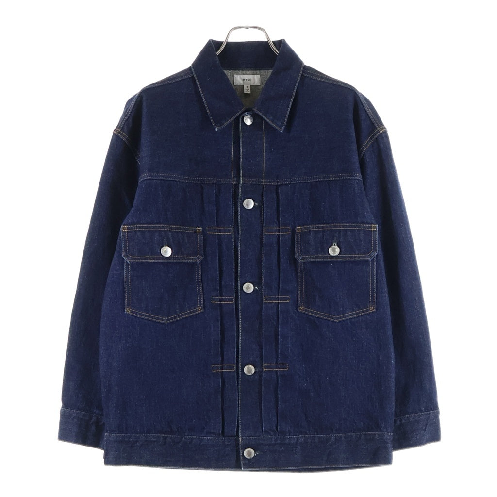 HYKE(ハイク) 5 BUTTON UDENIM JACKET 5ボタンデニムジャケット インディゴ