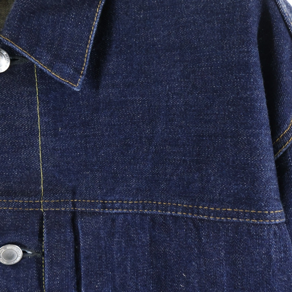 HYKE(ハイク) 5 BUTTON UDENIM JACKET 5ボタンデニムジャケット インディゴ