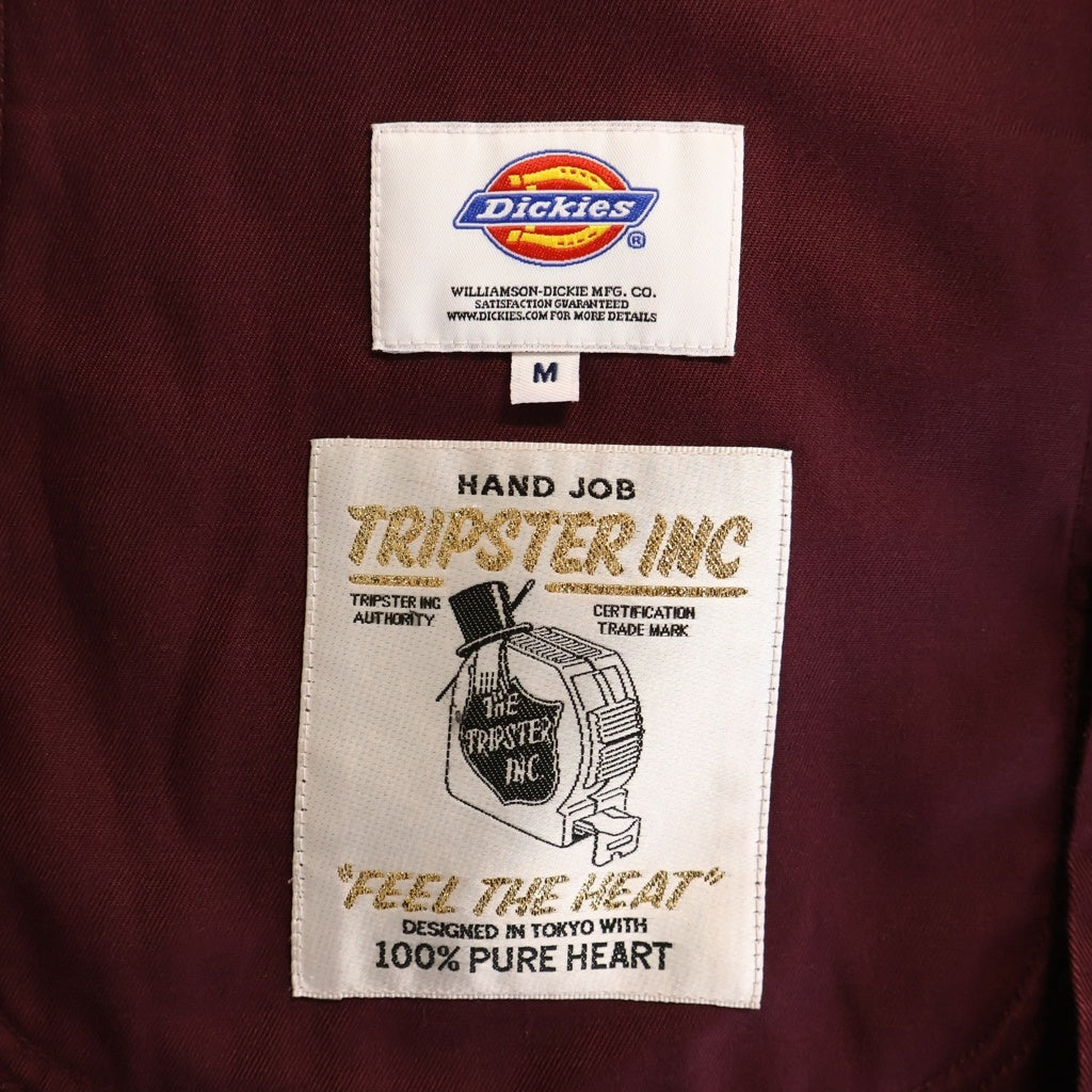 Dickies(ディッキーズ) 20SS ×TRIPSTER ×BEAMS セットアップ テーラードジャケット テーパードパンツ スーツ ワインレッド 194M10BM02