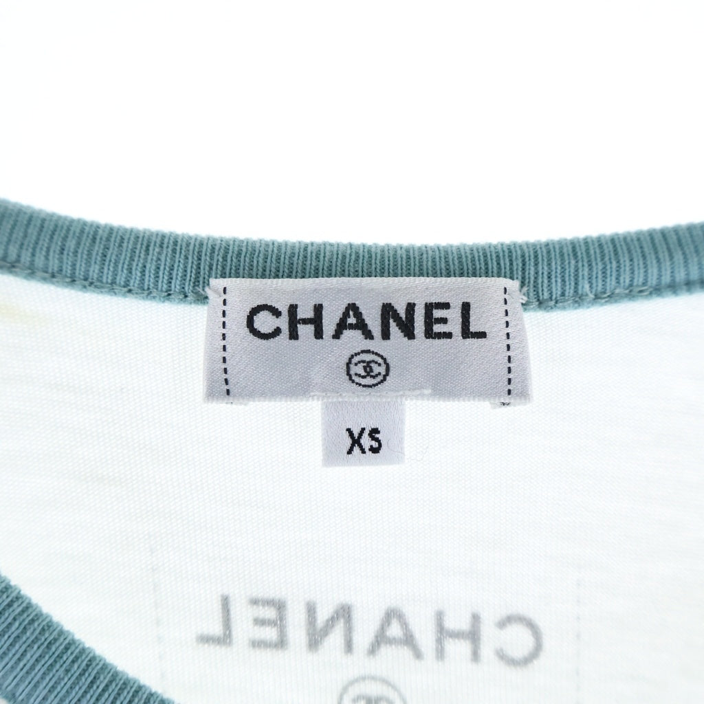 CHANEL(シャネル) COCO CUBA ココマーク プリント 半袖Tシャツ レディース ホワイト P55821K07323
