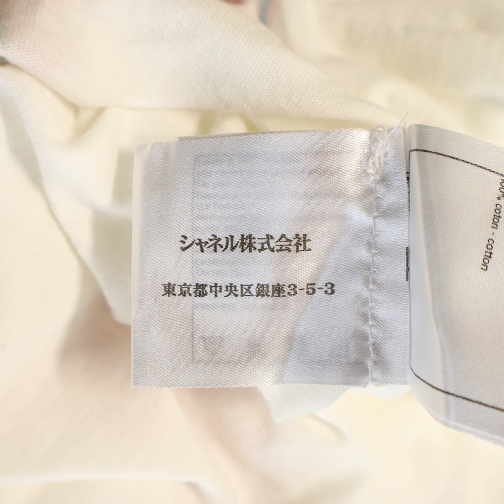 CHANEL(シャネル) COCO CUBA ココマーク プリント 半袖Tシャツ レディース ホワイト P55821K07323