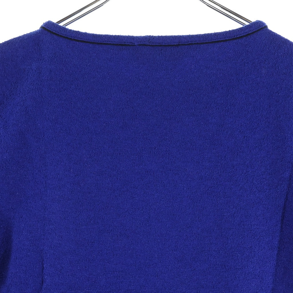 CHANEL(シャネル) LA PAUSA ココマーク プリント ツイード 半袖Tシャツ レディース ブルー P60455V38022