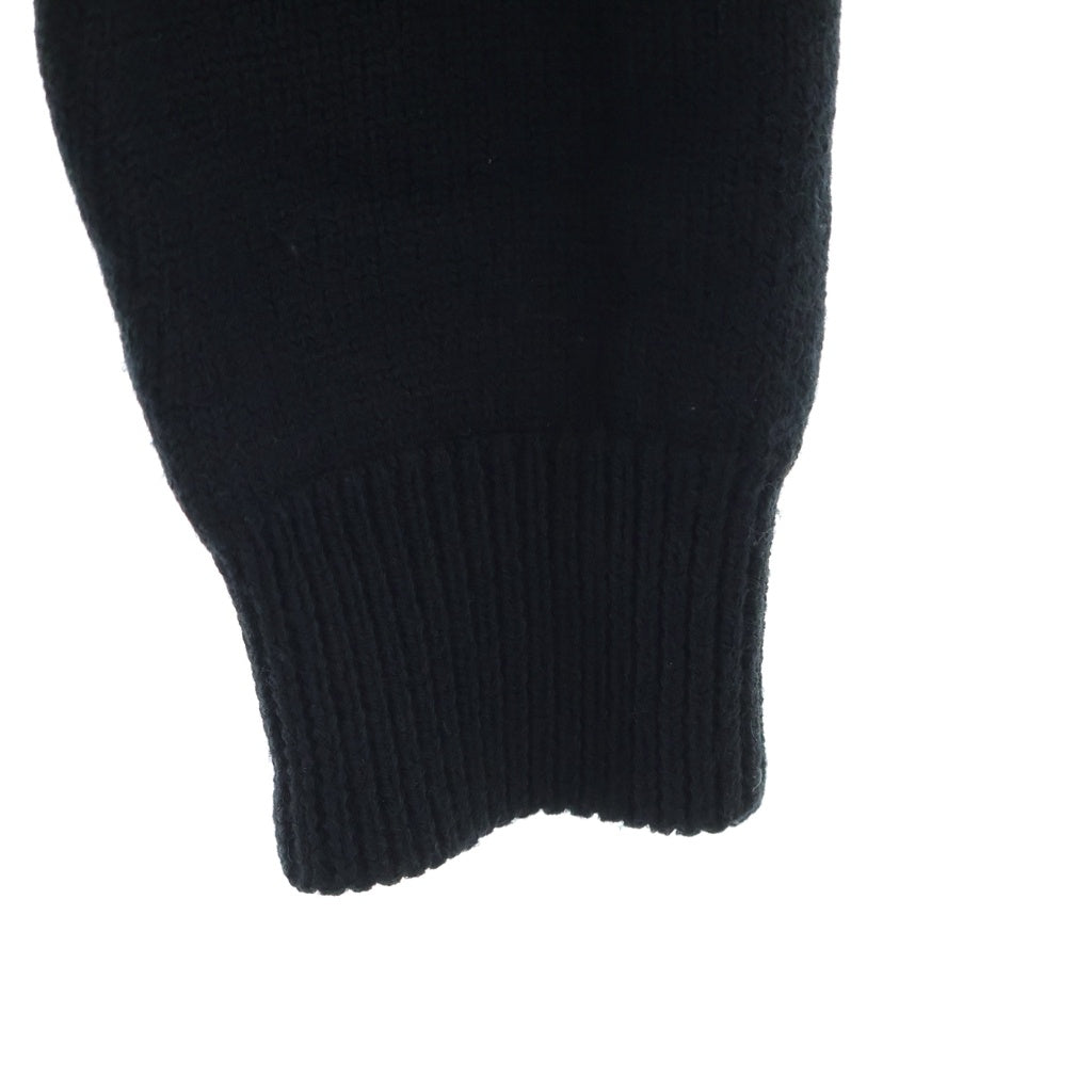 GIVENCHY(ジバンシィ) 18AW ウール フロントロゴ クルーネックニットセーター ブラック BM900G400M